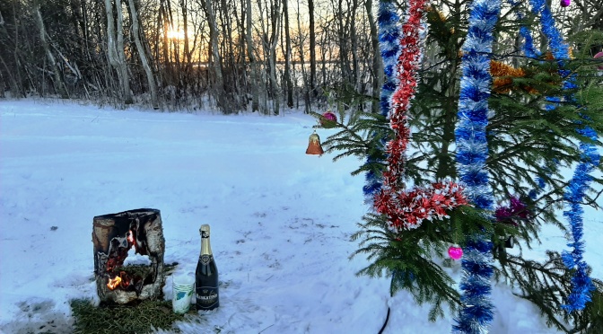 Artūras Dudėnas #162 2021 Kalėdos ant sniego „Žolyno” spote Rėkyva / Šiauliai